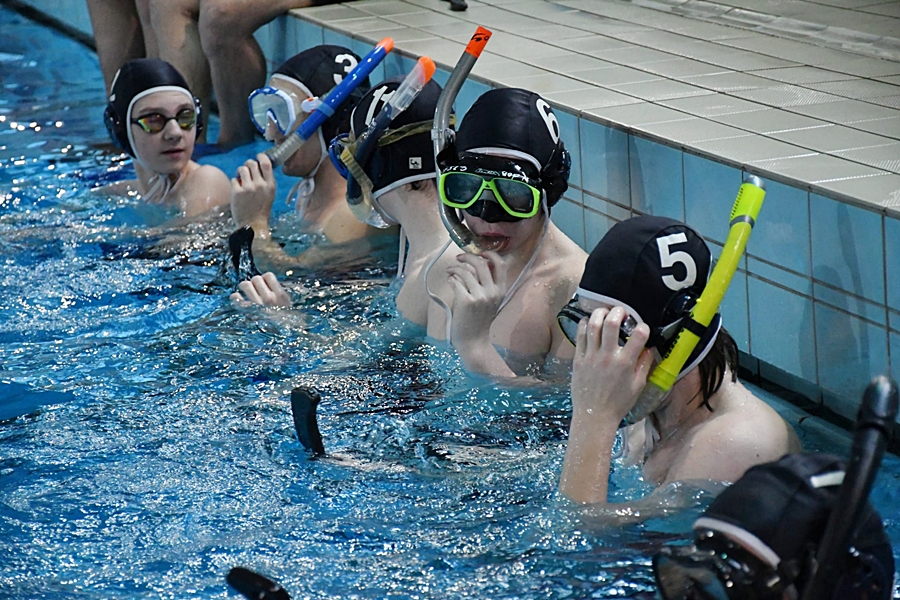 Hokej pod wodą Walenie Siemianowice Śląskie Finał WOŚP w Rudzie Śląskiej 25 I 2026